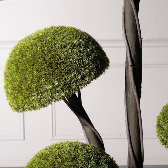 Supergreens UV Artificial Bonsai Tree Moss Mushroom Fivefold Green 180 cm