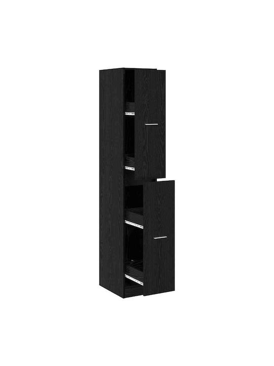 Kitchen Column Black Oak 30x41x174.5cm