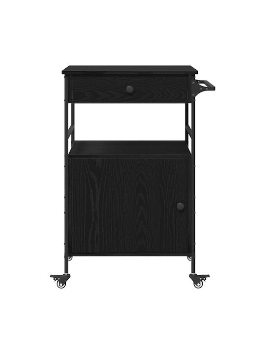 Επιδαπέδιο Ντουλάπι Μαύρης Δρυός 56x43x89.5εκ.