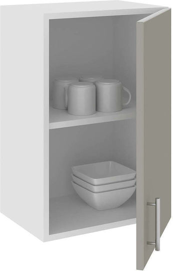 Corp Dulap Suspendata cu Blat de Lucru Glossy Gray/white 40x30x60buc