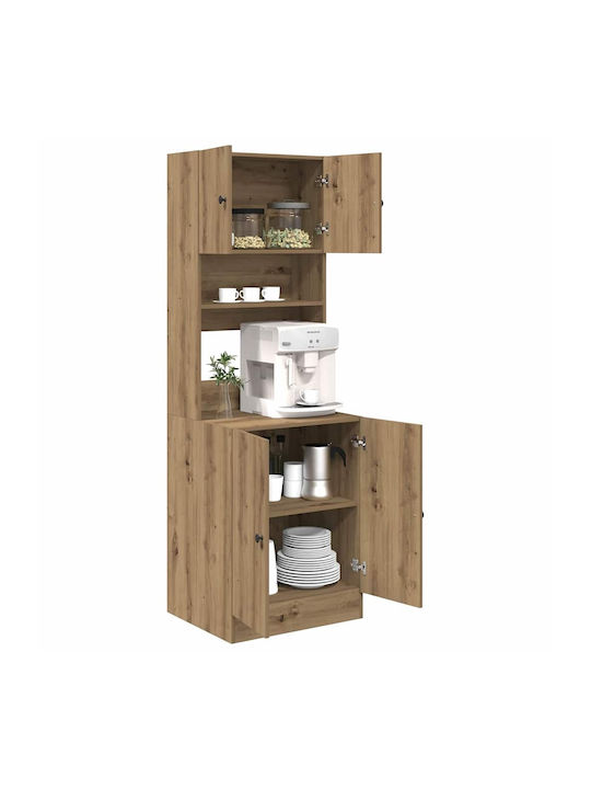 Floor Cabinet Oak 60x50x180cm