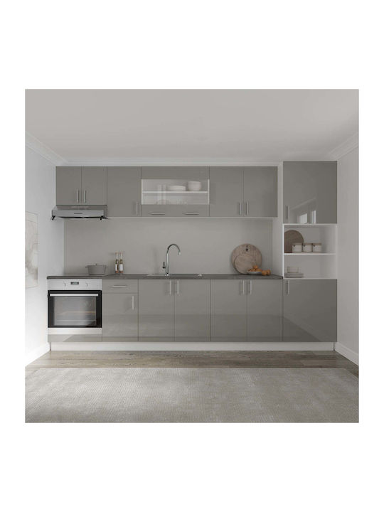 Corp с плот за работа Glossy Gray/white 40x30x60бр