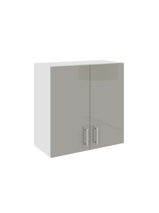 Corp mit Arbeitsplatte Glossy Grey/white 60x30x60Stück