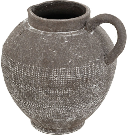 Artekko Βάζο Κεραμικό Μαύρο Φ19.2xΥ20.3cm Artekko Βάζο Κεραμικό Μαύρο Φ19.2xΥ20.3cm