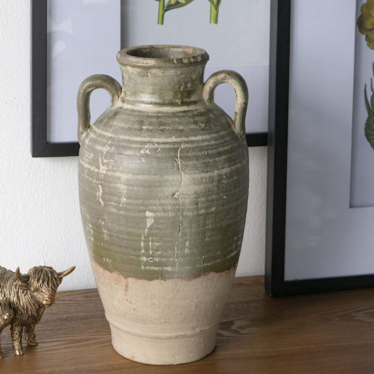 Artekko Decorative Vase Orange 22x22x40cm