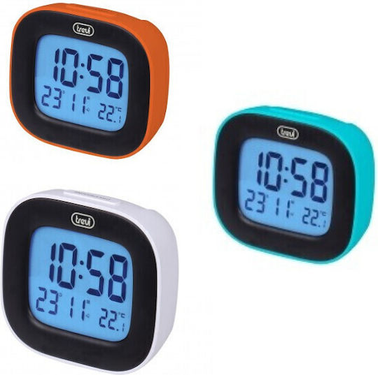 Trevi Trevi Digital Tischuhr LCD mit Wecker Orange