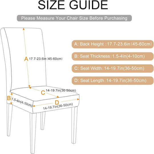 8834477074 Elastische Abdeckung Für Stuhl Burgundisch 40cm