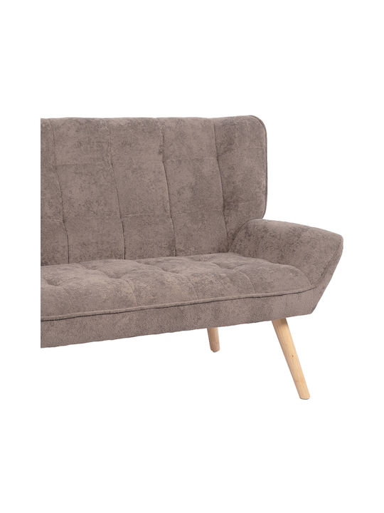 Cu două locuri Canapea Gri 126x86x78cm.