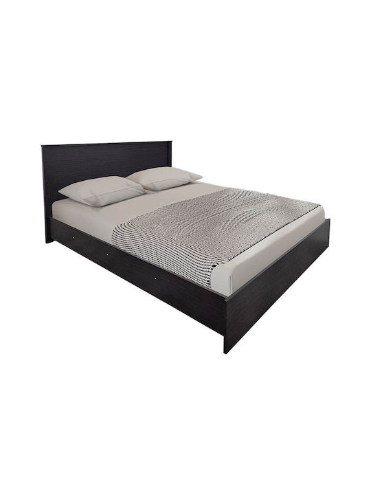 Bedroom Furniture Set Athos Wenge with Mattress 160x200cm 3pcs