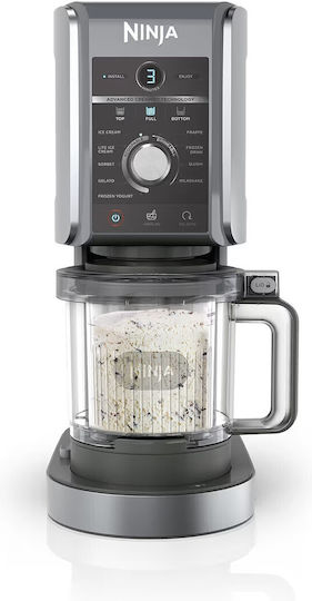 Ninja CREAMi Deluxe 10-in-1 Παγωτομηχανή 2x706ml Black / Silver