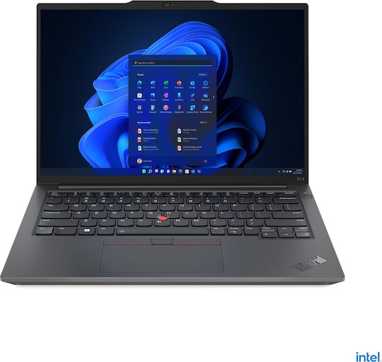 Lenovo ThinkPad E14 Gen 5 (Intel) 14" IPS FHD+ (i5-1335U/8GB/256GB SSD/W11 Pro) Графитно черно (UK Клавиатура)