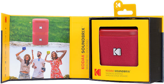 Kodak SOUNDBRIX Bluetooth Speaker 5W with Battery Life up to 5 hours Reverb Red