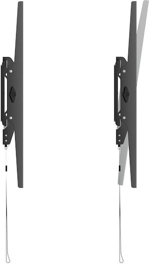 Cabletech UCH0121-1 Βάση Τηλεόρασης Τοίχου έως 86" και 75kg