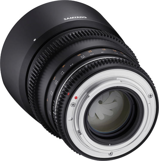 Samyang Full Frame Φωτογραφικός Φακός MF 85mm T1,5 VDSLR MK2 Telephoto για Canon RF Mount Μαύρος