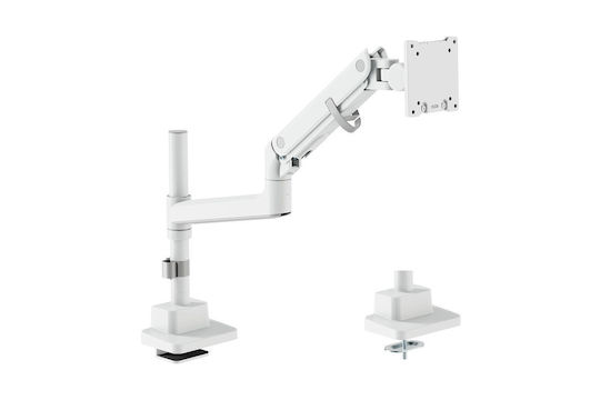 Digitus Suport Birou Monitor până la 57" cu Braț Albă (DA-90476)