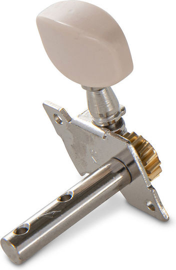 Gewa Tuning Pegs for Acoustic Guitar Fire&Stone Small Body Acoustic Guitar Tuning Keys Silver White Buttons Nickel