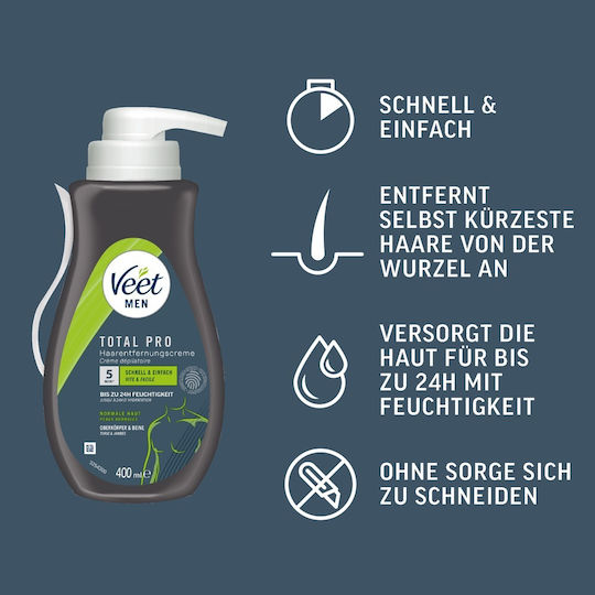Veet Hair Removal Body Cream for Men Suitable for Normal Skin