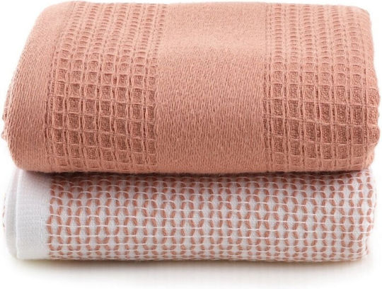 Hobby Home Betty Kitchen Towel in Orange Colour 40x60cm 2 Pieces Hobby Home Betty Kitchen Towel in Orange Colour 40x60cm 2 Pieces