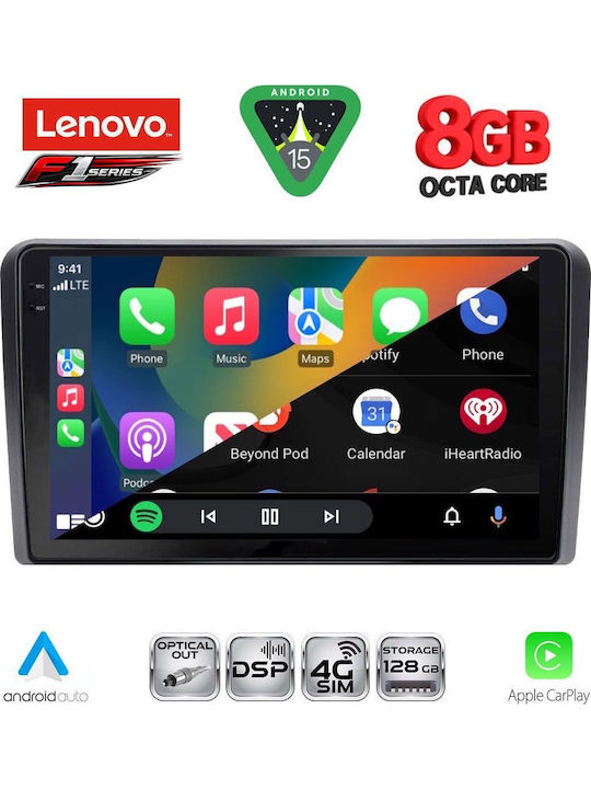 Lenovo Car Audio System for Ford Tourneo / Courier 2014 with Touch Screen 9" Bluetooth USB WiFi GPS Apple CarPlay Android Auto