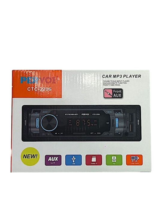 PerVoi Auto-Audiosystem 1DIN (Bluetooth/USB)