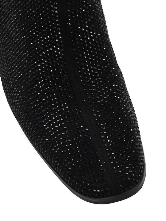 Women's Ankle Boots with High Heel Black