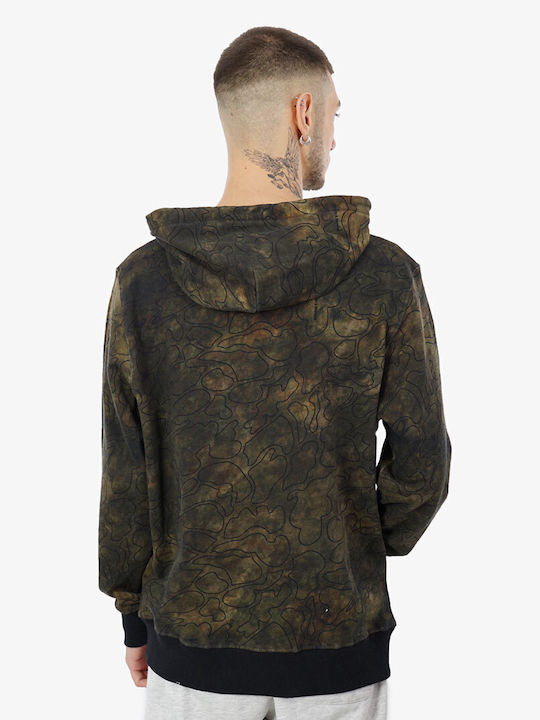 Φούτερ με Κουκούλα Camouflage
