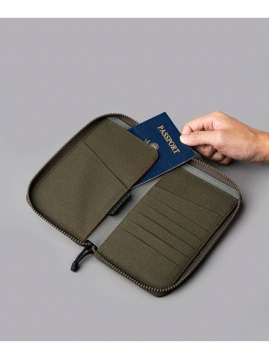 Ανδρικό Πορτοφόλι Ταξιδίου με RFID Πράσινο