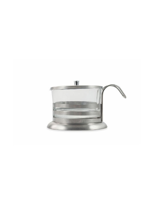 Galileo Vase General Use with Lid made of Stainless Steel Transparent 150ml