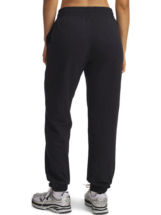 Terry Pantaloni de Trening cu elastic Negru