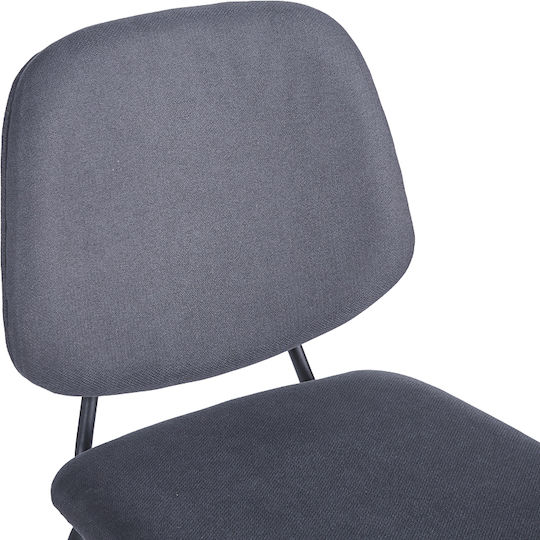 Pietro Dining Room Metallic Chair Anthracite-black Metal 45x55x82.5cm
