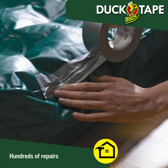 Duck Self-Adhesive Fabric Tape Black 50mmx25m 1pcs