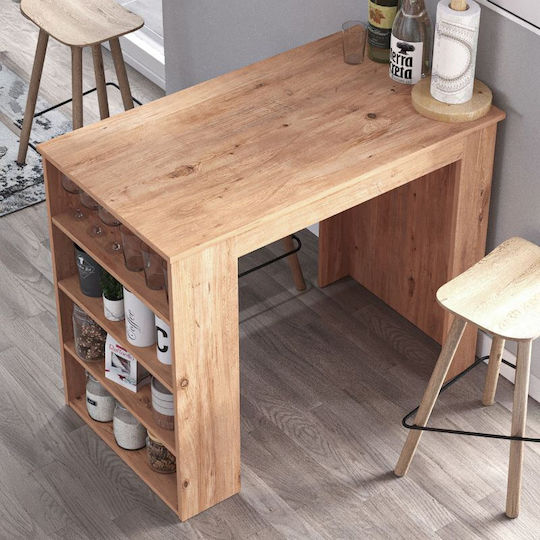Toska Μπαρ Pine Oak 112.2x64x91.8εκ.