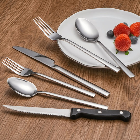 Miamio Set de Tacâmuri Inoxidabil Argintiu 36buc