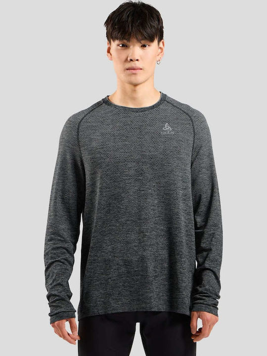 Essential Seamless Herrenblusen Sportlich Dunkelgrau