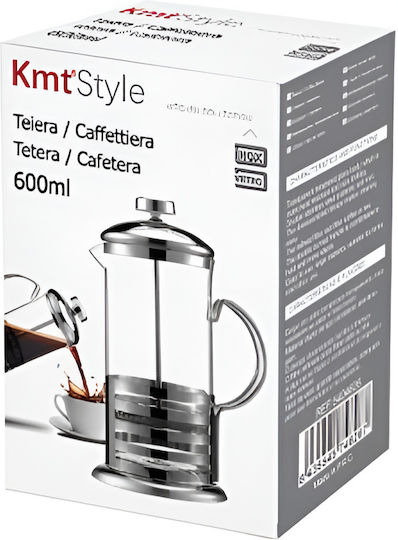 Τσαγιέρα με Φίλτρο Γυάλινη 600ml Τσαγιέρα με Φίλτρο Γυάλινη 600ml