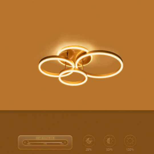 kelvo Venom Pendant Light White 70x40x16cm