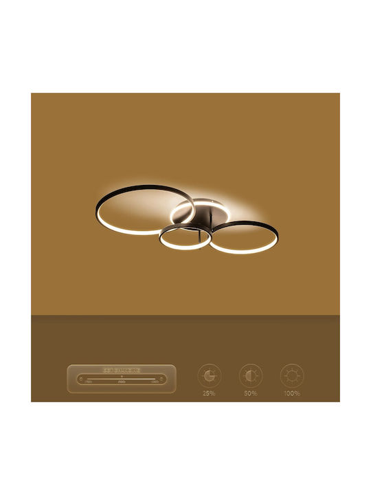 kelvo Ceiling Mount Light 89cm White with Integrated LED