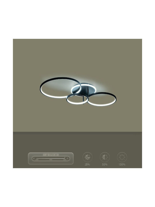 kelvo Ceiling Mount Light 89cm White with Integrated LED