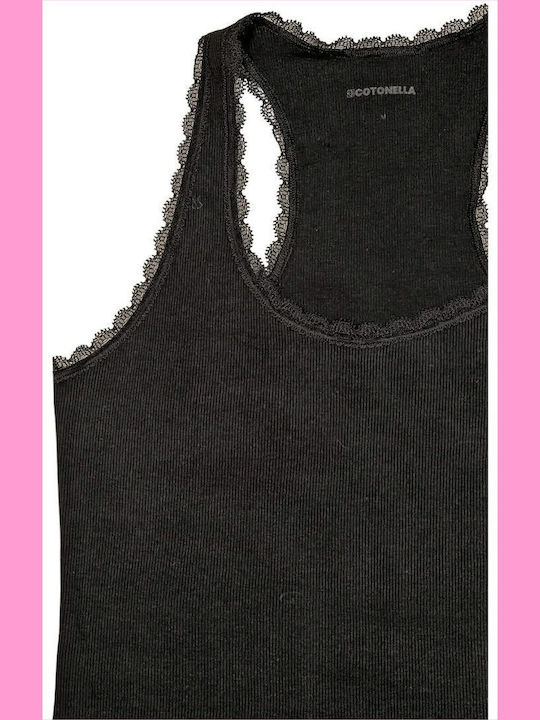 Women's Sleeveless T-Shirt Black