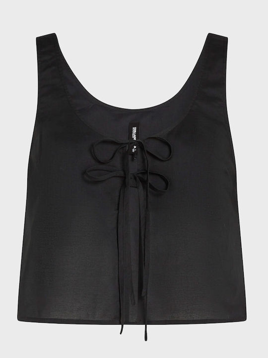 Karl Lagerfeld Women's Top Beachwear Black