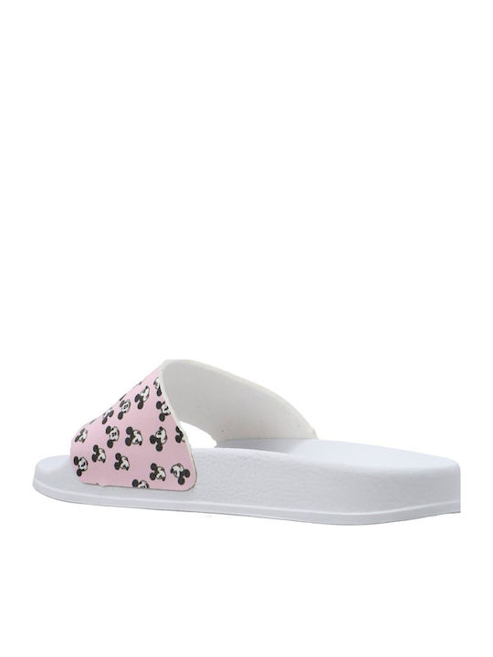 Slides in Rosa Farbe MCSL02-Weiß-/-Pink