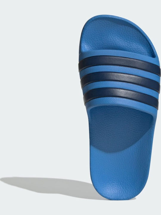Kids' Flip Flops Slides Turquoise Adilette Aqua