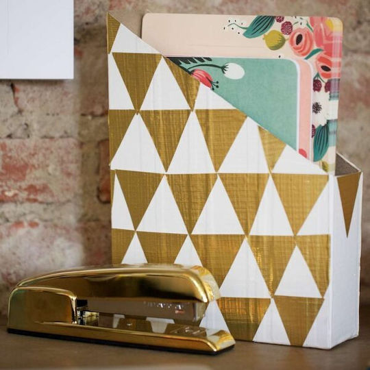 Duck Tape Gold 48 Mm X 9.1 M Metallic Decorative And Strong Fabric Tape