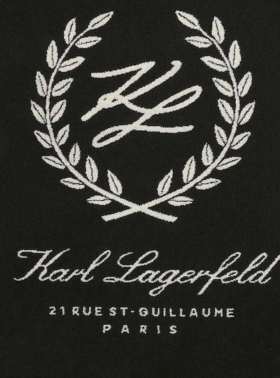 Karl Lagerfeld Плажна кърпа Черна