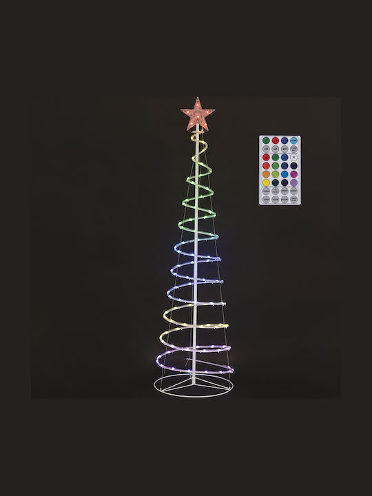 Weihnachtsbaum 180cm mit LED-Beleuchtung Kupfer