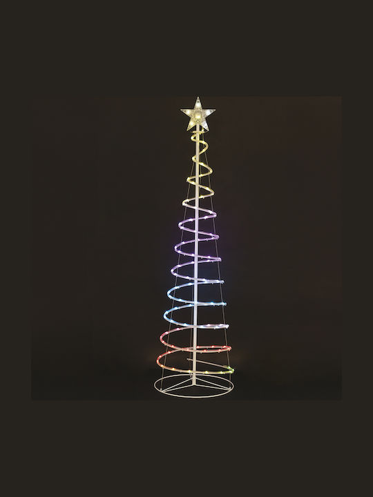 Weihnachtsbaum 180cm mit LED-Beleuchtung Kupfer