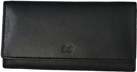 RCM Leather Tobacco Pouch Z27 With Magnetic Clasp Magnet Black