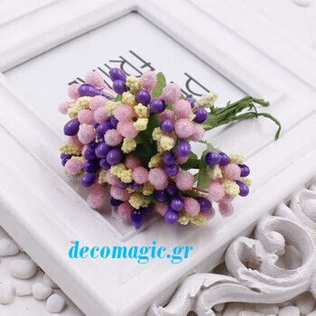 Flori Handmade Fructe De Pădure 910 Roz