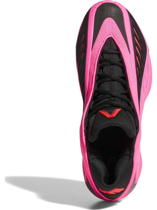 Anthony Edwards 2 Ψηλά Μπασκετικά Παπούτσια Lucid Pink / Core Black / Lucid Red