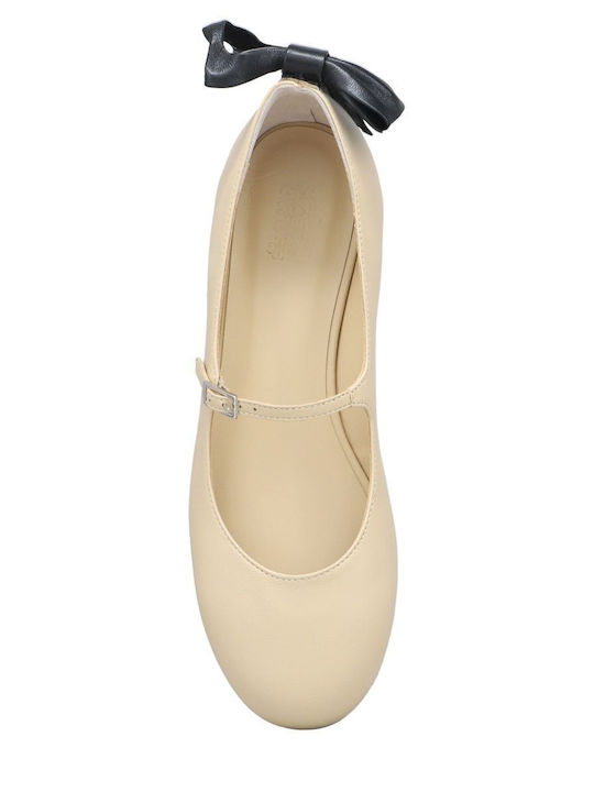 Leather Ballerinas Black
